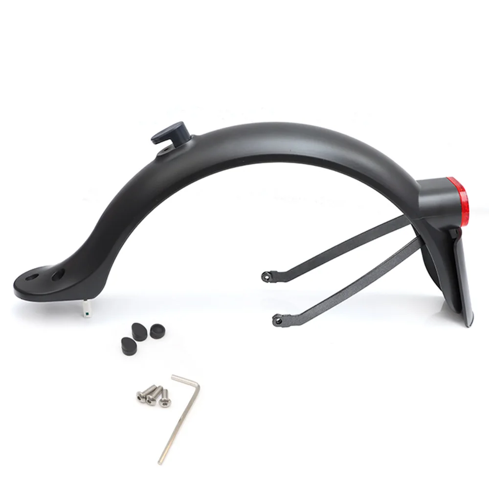 Rear Wheel Fender with Taillight Hook for Xiaomi 1S / Pro 2 Scooters (8.5 Inch)