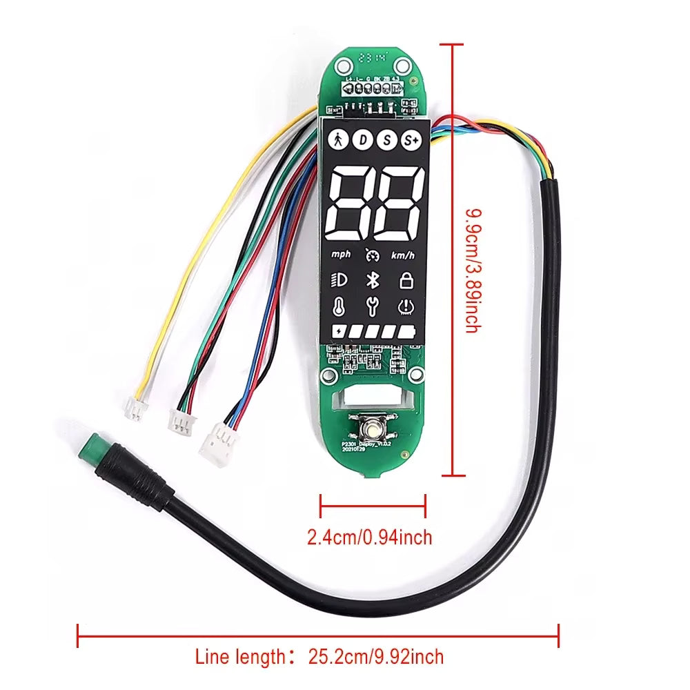 Dashboard Panel with Waterproof Cover for Xiaomi Mi 4 Ultra Scooter
