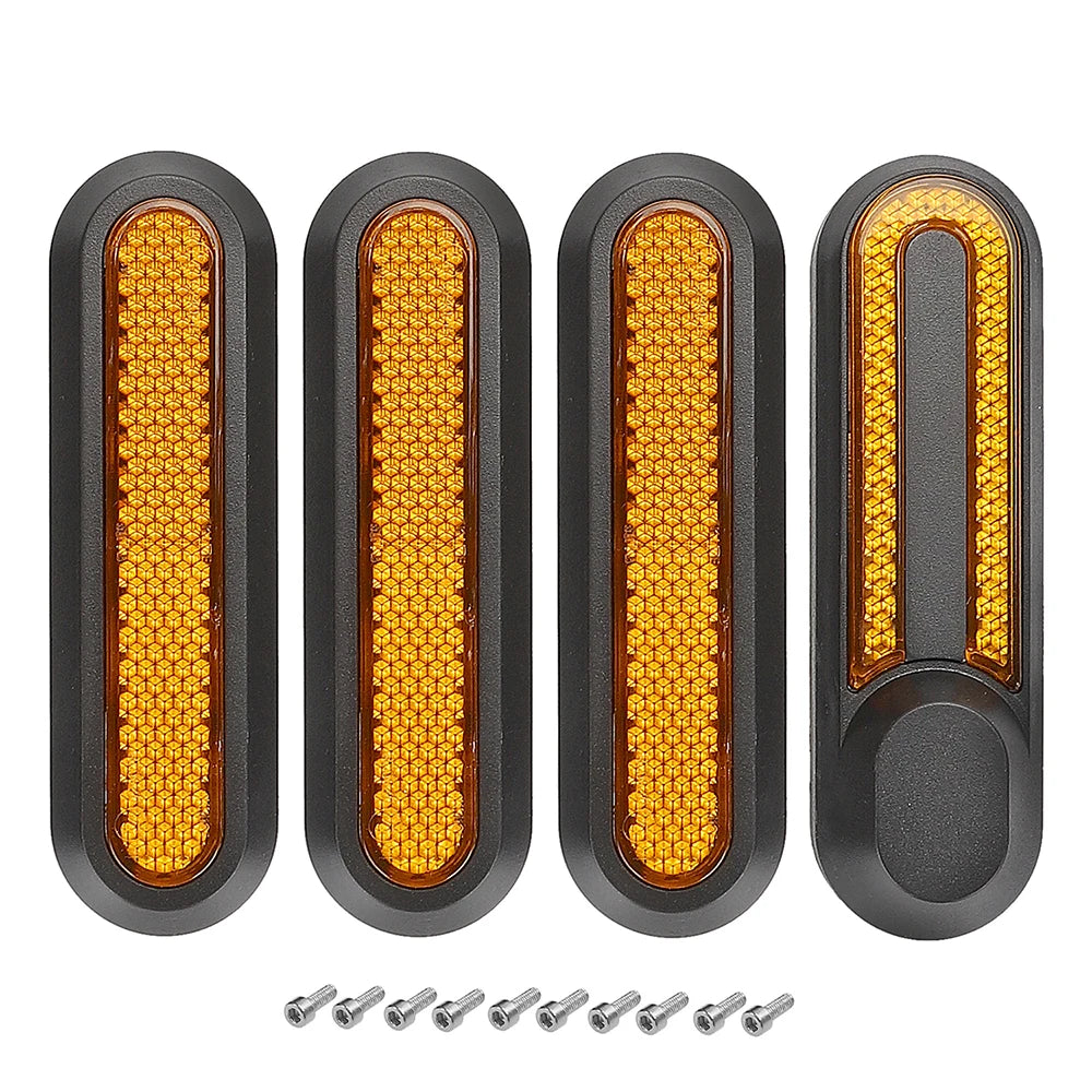 Pro Wheel Decorative Cover for Xiaomi M365 1S Pro2 Electric Scooter Modified Reflective Cover with Screws