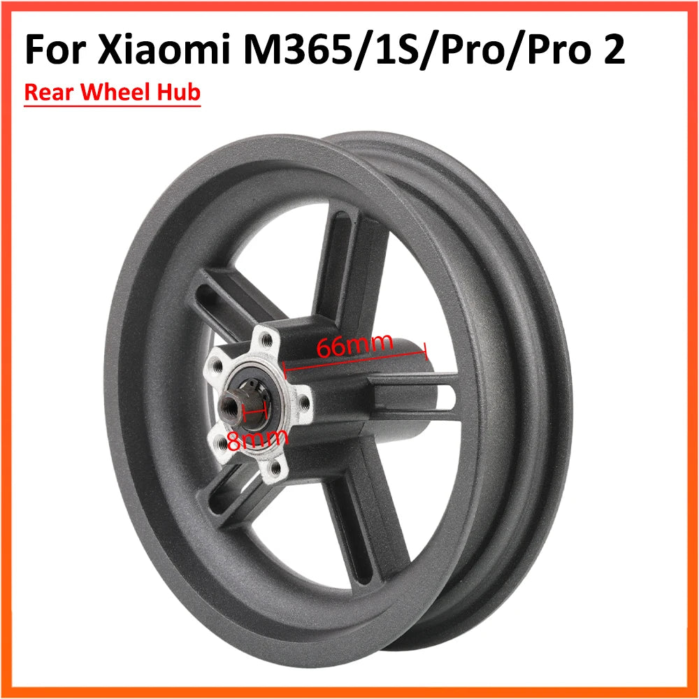 8.5 Inch Rear Wheel Hub for Xiaomi M365 / Pro / 1S / Pro 2 Electric Scooter Steel Tire Repair Spare Parts
