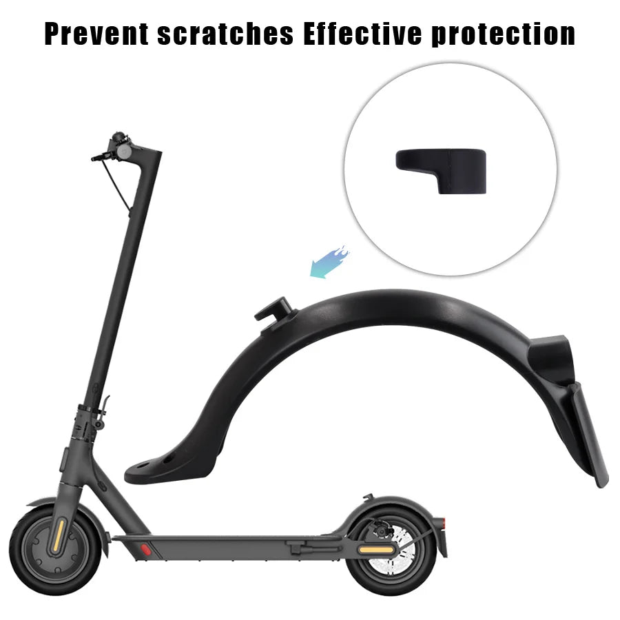 Scooter Upgraded Mudguard for Xiaomi M365 Pro Pro2 1S MI3 Aluminium Rear Fender with Taillight Kit Tire Splash Fender Guard