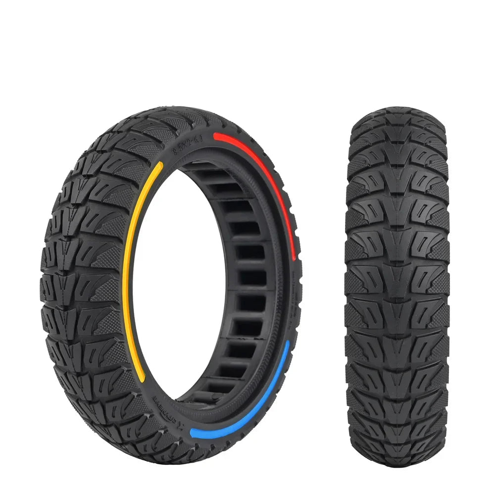 8.5" Honeycomb Solid Tire (8.5×2–6.1) — Durable Rubber, Shock-Absorbing Replacement for Xiaomi M365 / 1S / Pro / Pro 2 Electric Scooter