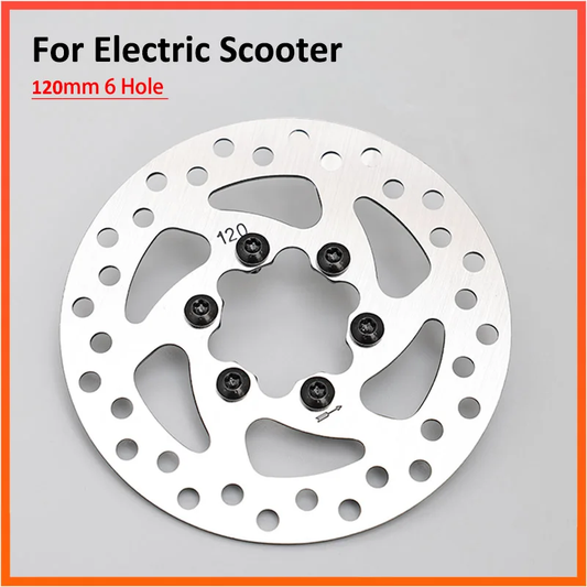 120mm Disc Brake Rotor with Screws for Electric Scooters