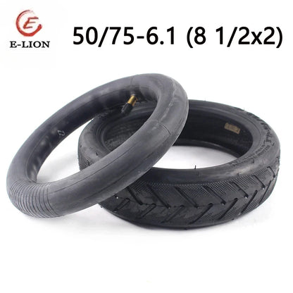 50/75-6.1 for Xiaomi Mijia M365 Electric Scooter Outer Tire Upgraded Inflatable Tyre 8 1/2X2 Tube Tire Replacement Inner Camera