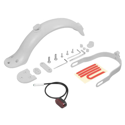 10Inch Tyre Modifited Back Fender Kit for Xiaomi M365 Pro 1S Electric Scooter Rear Wheel Mudguard Kickstand Foot Support