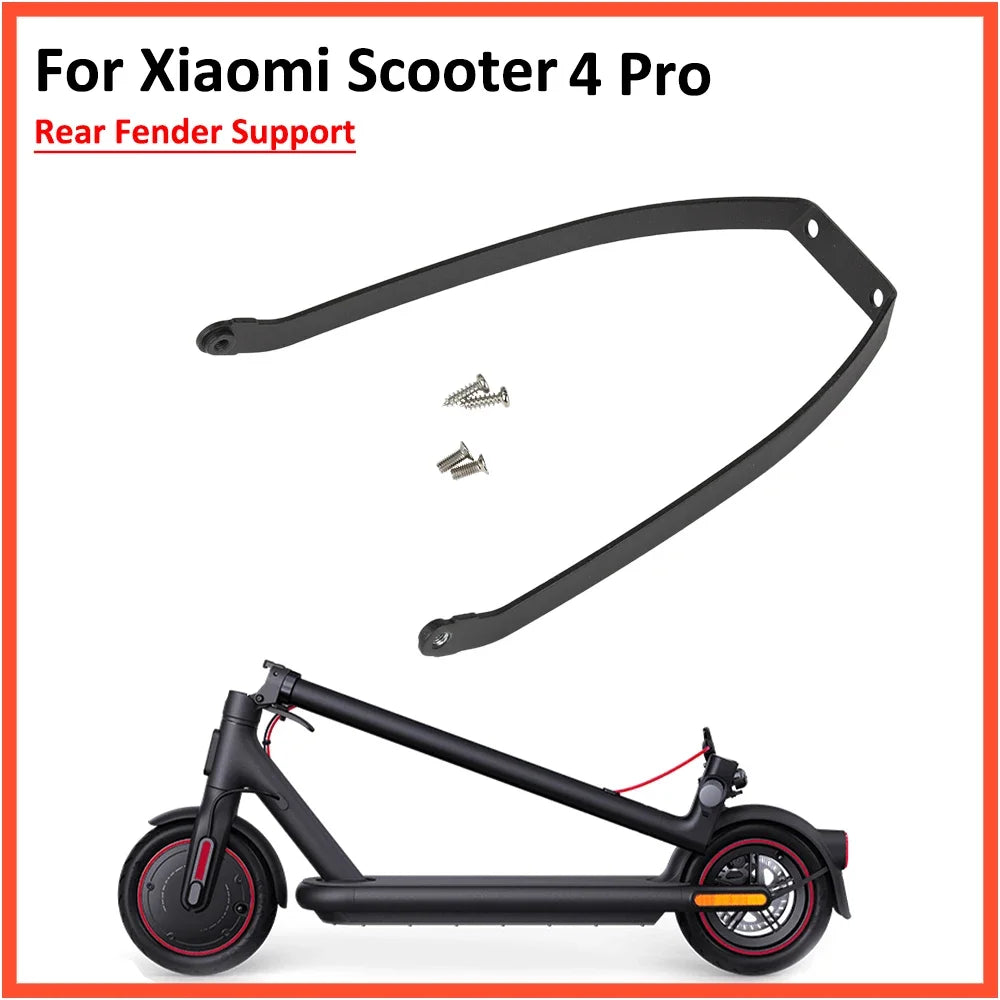 Metal Fender Support for Xiaomi Electric Scooter 4 Pro 10 Inch Rear Wheel Mudguard Bracket with Screws Parts