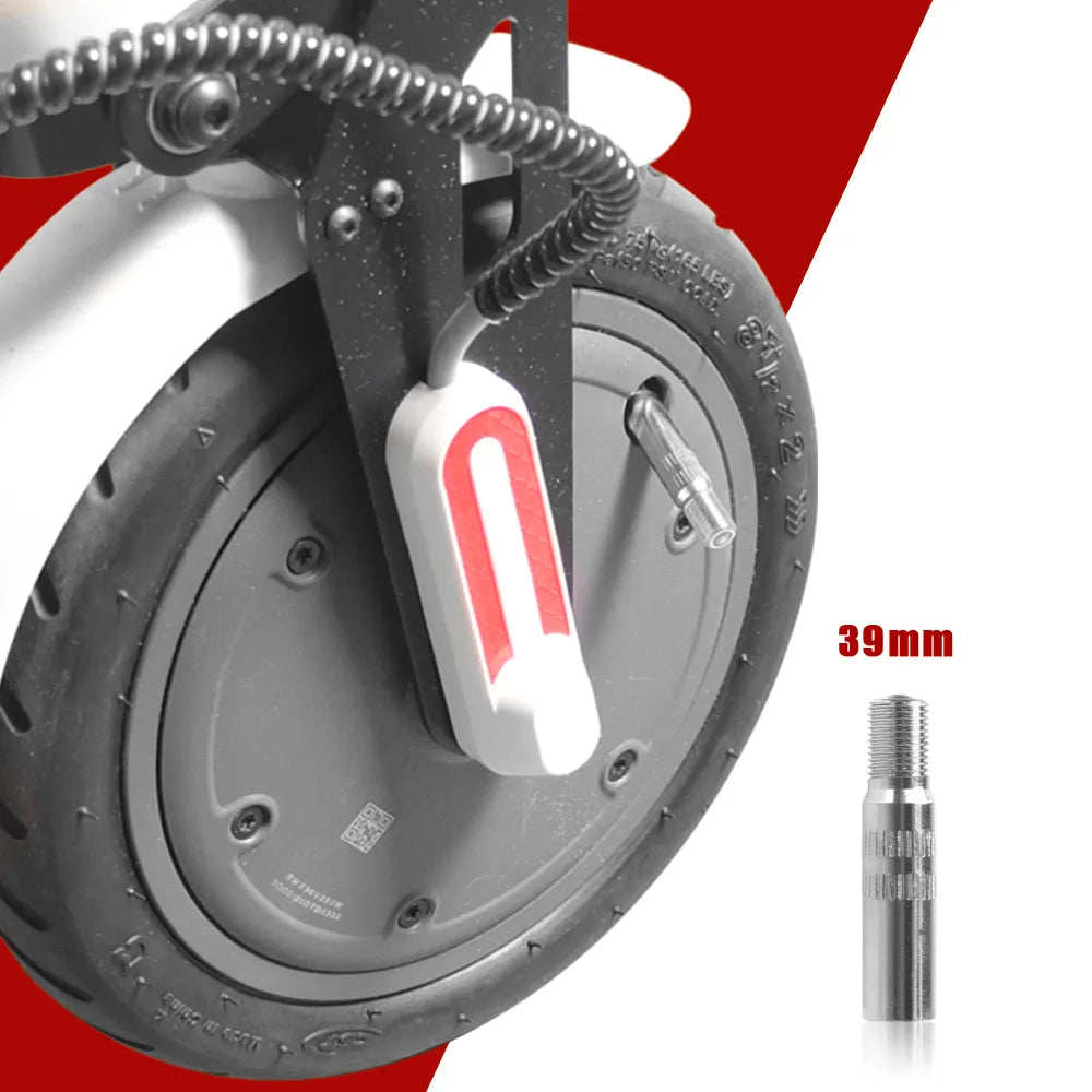 Inflatable Air Nozzle Replacement for Xiaomi MI 3 M365 Pro Pro2 1S Scooter Front Wheel Motor Inflatable Extension Air Valve