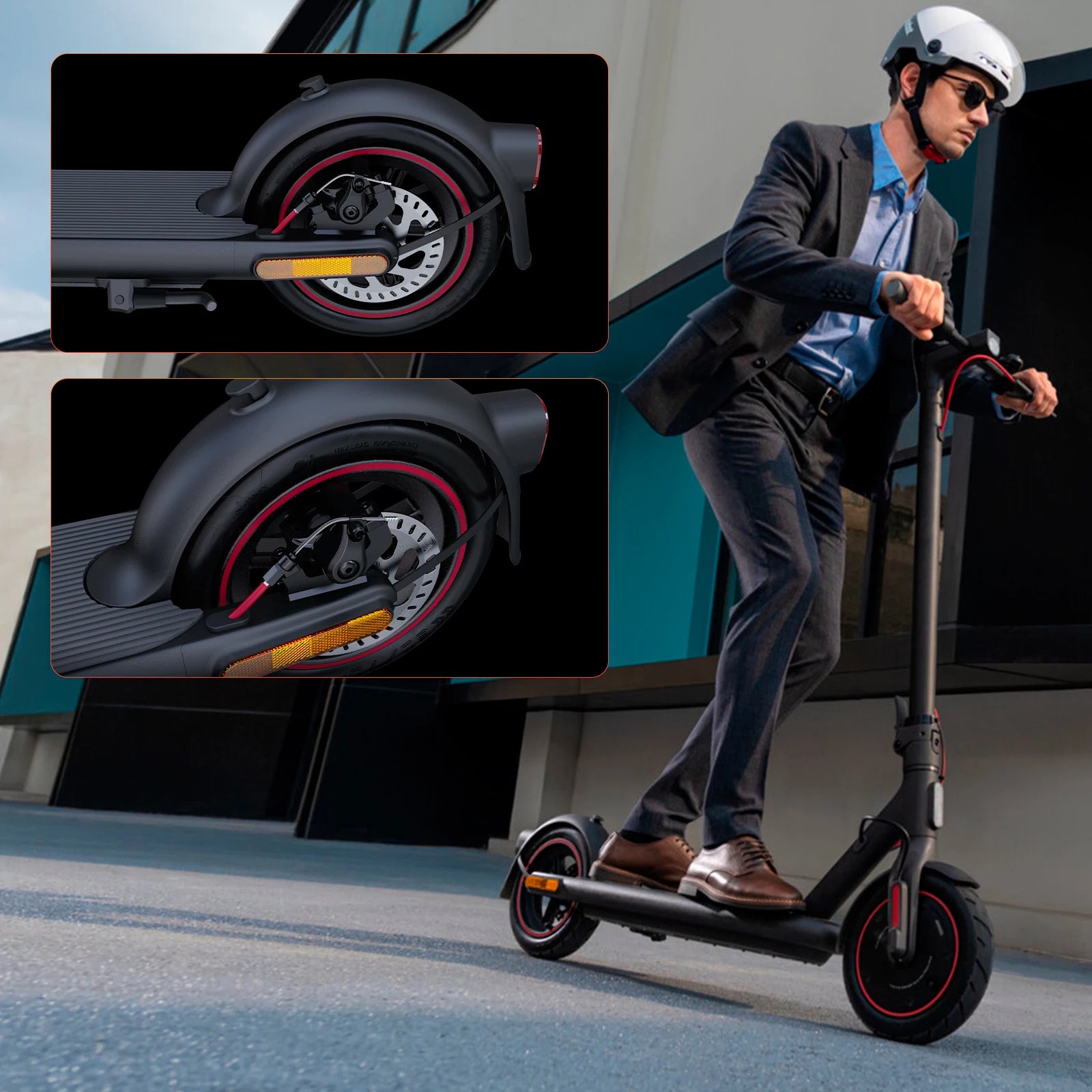 Brake Caliper for Xiaomi 4 Pro MI 3 Electric Scooter Rear Wheel Disc Brake Left Side Aluminum Alloy Parts Included Pads