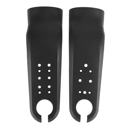 Upgrade Your Ride: Premium Front Fork Case for Xiaomi M365 & Pro 1S Electric Scooters - Durable Black & White Plastic Protector (1 Pair)