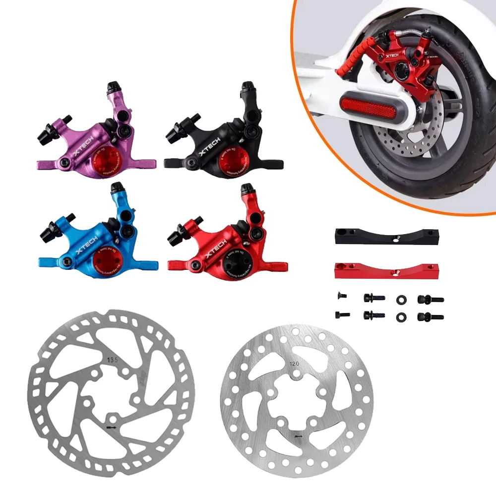Xtech HB100 Aluminium Alloy Hydraulic Brake for Xiaomi M365/Pro 1S Pro 2 Electric Scooter 110/120/135Mm Disk Brakes Repair Parts