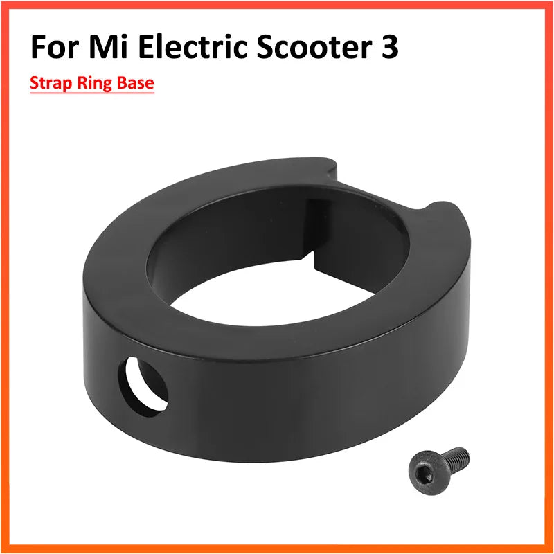Folding Pole Plastic Ring for Xiaomi MI 3 Electric Scooter Base Stand-Up Bezel Faste Insurance Circle with Screws
