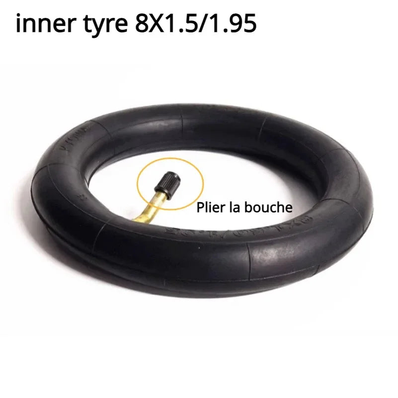 8 Inch 8X1.5 Tube Tyre Motorized Scooter Baby Stroller Tire 8X1.50 Inner Outer Tube 8* 1.5 Accessories