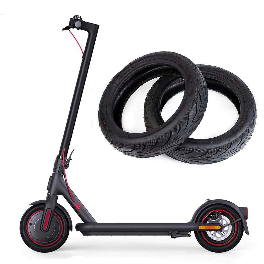 Transform Your Ride: Premium 10-Inch Vacuum Tires for Xiaomi 4 Pro Electric Scooter - Front & Rear YUANXING Rubber Parts