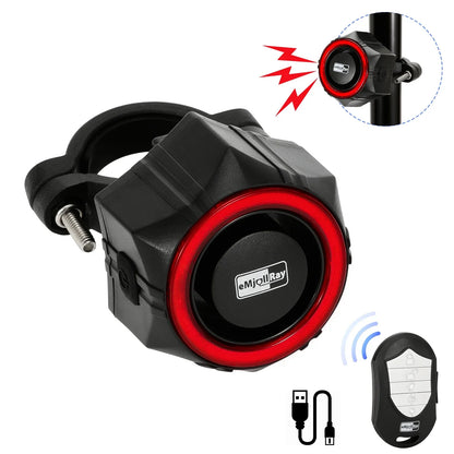 Wireless Anti-Theft Electric Scooter Burglar Alarm Remote Control 110Db Vibration Sensor for Ninebot for Xiaomi for Kugoo Mi4