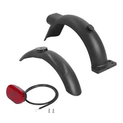 Front & Rear Mudguard with Taillight for Xiaomi Mi 4 Lite Scooter
