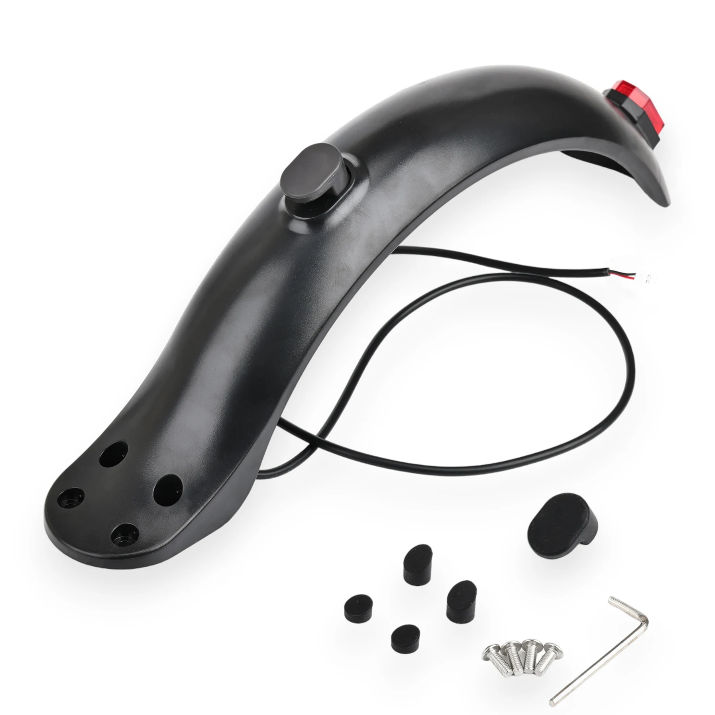 Premium 4 Hole Mudguard for OEM Electric Scooter - 8.5 Inch Rear Fender with Screws Included