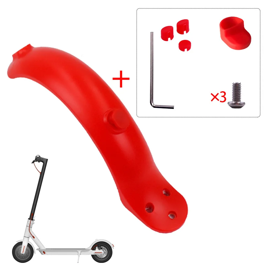 Rear Fender Kit with Bracket & Protective Accessories for Xiaomi M365 / Pro Scooters