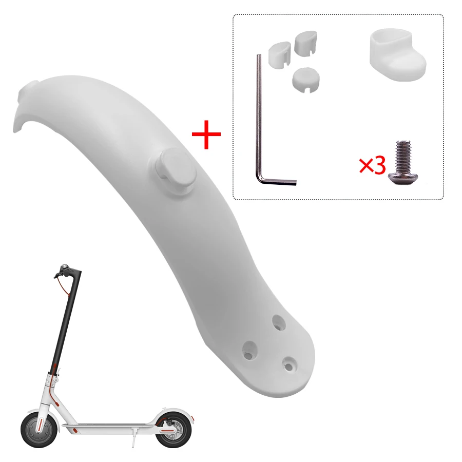 Rear Fender Kit with Bracket & Protective Accessories for Xiaomi M365 / Pro Scooters