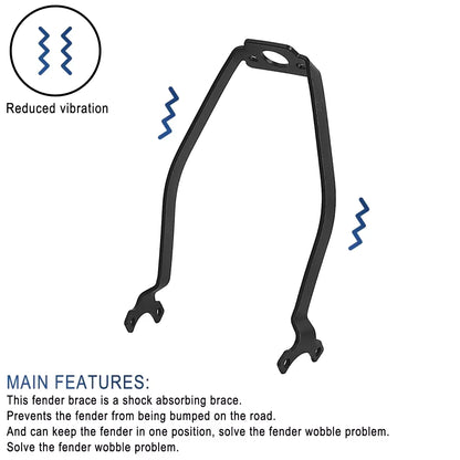 Front & Rear Fender with Taillight Set for Xiaomi 4 Ultra Scooter