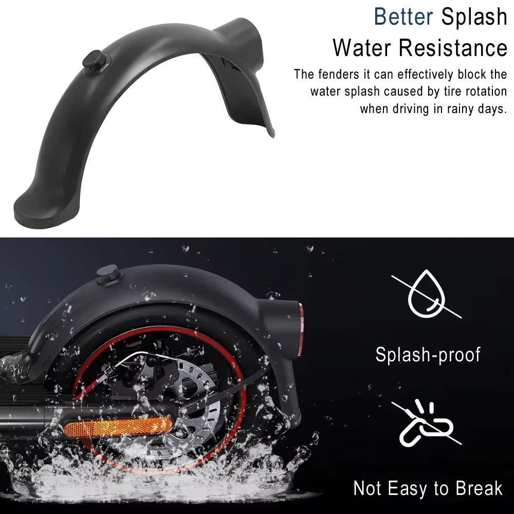 Rear Fender with Hook & Taillight for Xiaomi 4 Pro Scooter