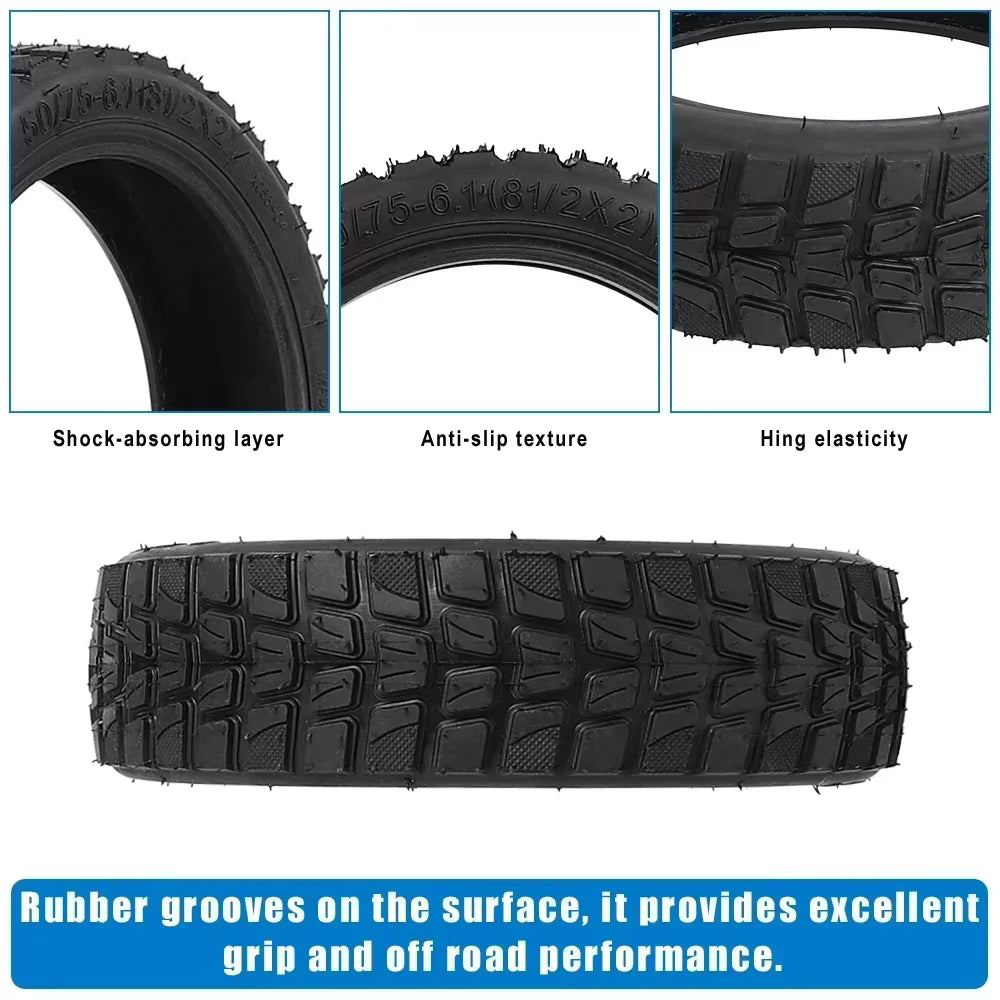 8.5 Inch off Road Outer for Xiaomi M365 1S Pro2 Gotrax Gxl V2 Electric Scooter 50/75-6.1 Tire 8 1/2X2 8.5" Inner Tube Tyre Parts