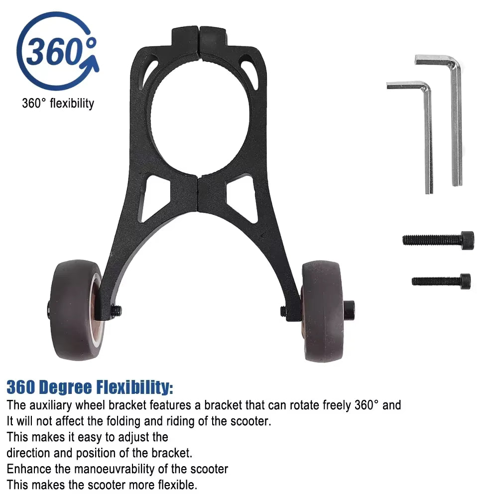 Folding Trolley Wheel Bracket for Xiaomi M365 / 1S / Pro Scooters