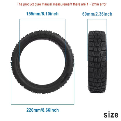 8.5 Inch off Road Outer for Xiaomi M365 1S Pro2 Gotrax Gxl V2 Electric Scooter 50/75-6.1 Tire 8 1/2X2 8.5" Inner Tube Tyre Parts