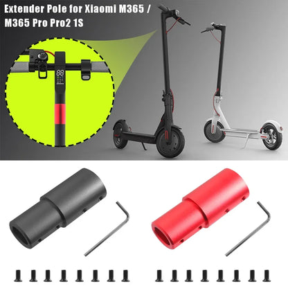 Aluminum Extension Tube Pipe Extender Pole for Xiaomi M365/Pro/Pro 2 Modification Upgrade Electric Scooter Anti-Rust