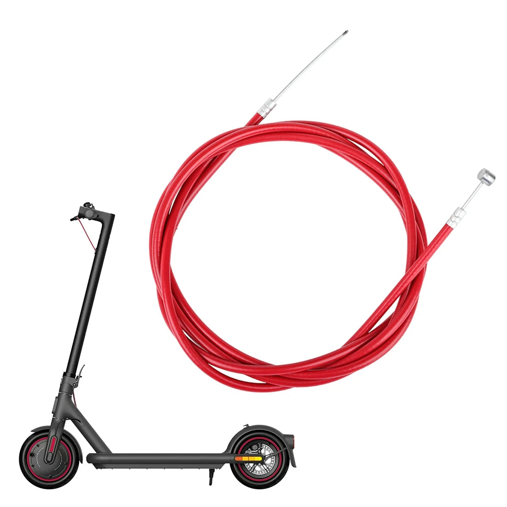 Brake Cable for Xiaomi 4 Pro Electric Scooter Brake Wire Line Red Tube Length 195Cm Kickscooter Parts