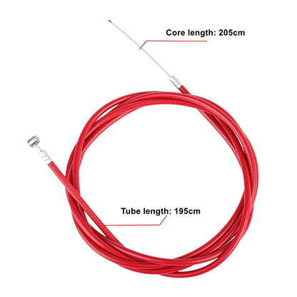 Brake Cable for Xiaomi 4 Pro Electric Scooter Brake Wire Line Red Tube Length 195Cm Kickscooter Parts
