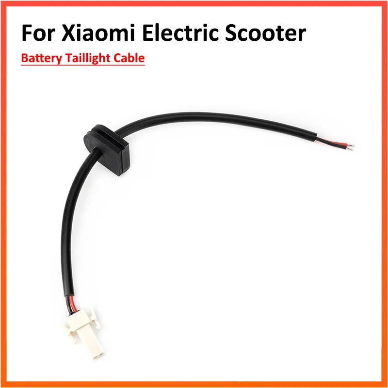 Taillight Silicone Plug Battery Cable for Xiaomi M365 1S Pro MI3 Electric Scooter Kickscooter Rubber Line Terminal Parts
