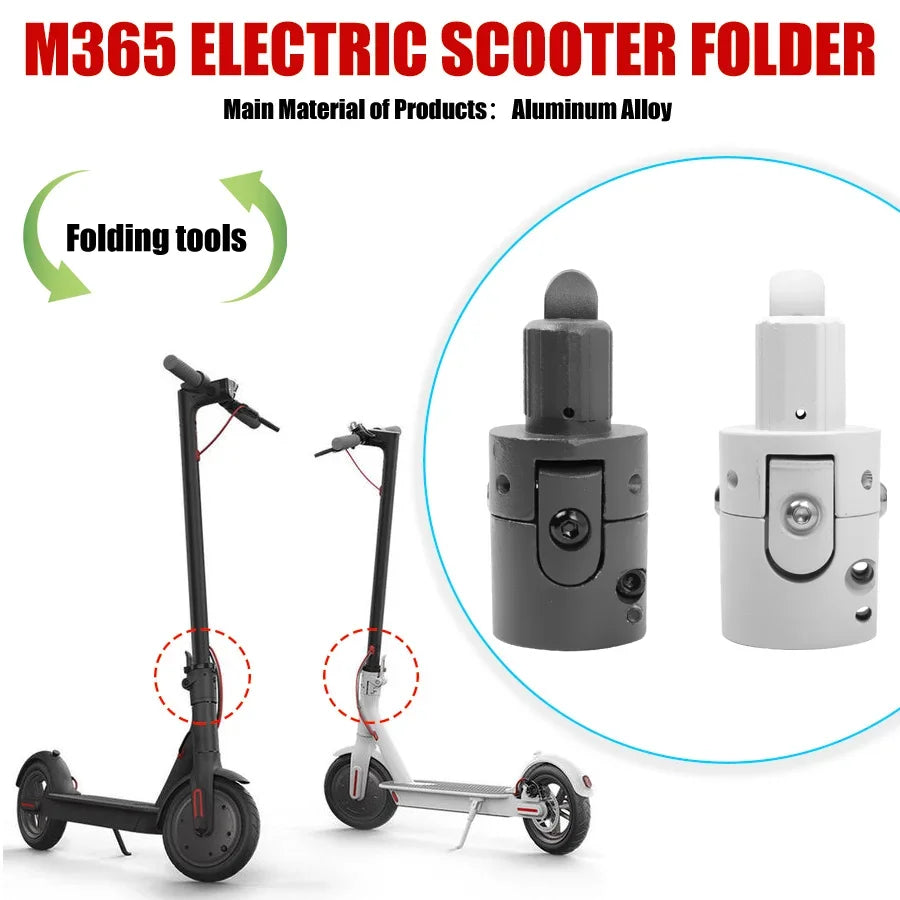 Folding Pole Base Foldable Pole Base Replacement Solid Metal for Xiaomi M365 Electric Scooter Screw Accessories