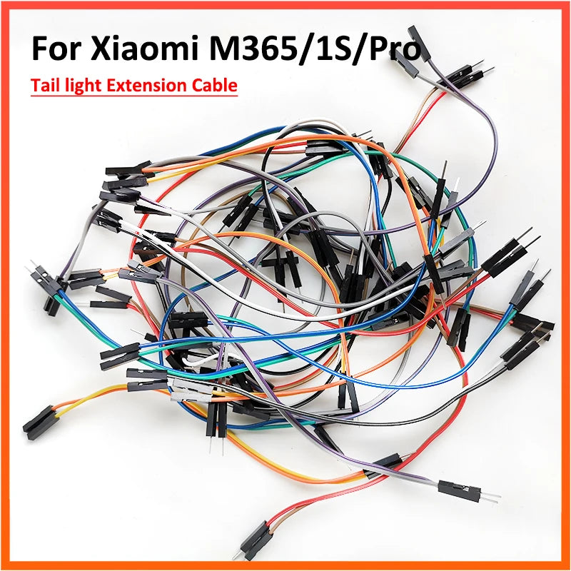 Tail Light Extension Cable for XIAOMI M365 and Pro Electric Scooter Accessories 10Inch Tyre Fender Modified Wire